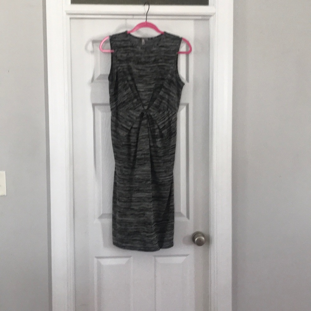 Black and Gray Marble Maternity Dress❤️